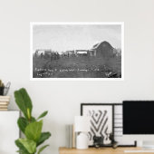 Vroege ankerplaats Alaska 1915 Poster (Thuiskantoor)