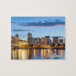 Vroege avond in Portland, Oregon Legpuzzel