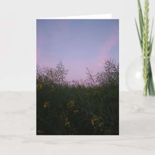 vroege avond onder het gebladerte kaart