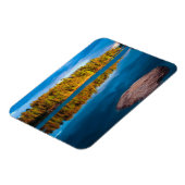 Vroege avondreflecties in het grenswater magneet (Linkerzijde)