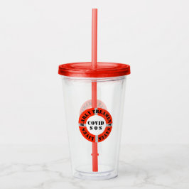 Vroege behandeling bespaart levens acryl drinkbeker