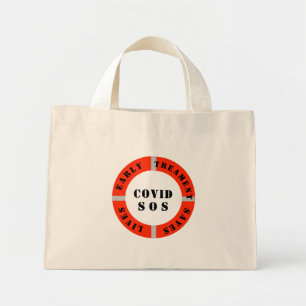 Vroege behandeling bespaart levens mini tote bag