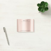Vroege Blush Naam Web Telefoonnummer Roze Post-it® Notes (Kantoor)