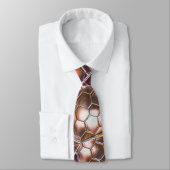 Vroege bruine kaleidoscoop van overlappende zeshoe stropdas (Gebonden)