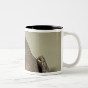 Vroege Chinese potteraathond, tombe Tweekleurige Koffiemok