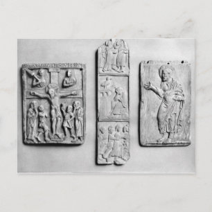 Vroege Christelijke ivories Briefkaart