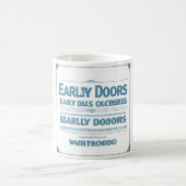 Vroege deurenbleu Mok (Center)