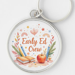 Vroege Ed Crew - Boho Preschool Teacher Team Desig Sleutelhanger