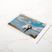 Vroege en gehuwde bruiloft Mr. & Mrs. Eerste Kerst Folie Uitnodiging (Gedraaid)