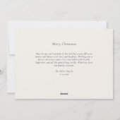 Vroege en heldere kerstboom feestdagenkaart (Achterkant)