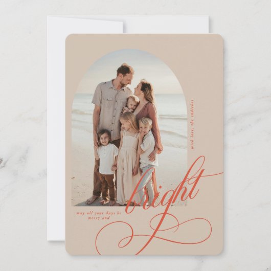 Vroege en heldere kerstkaart (Voorkant)