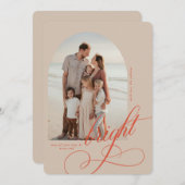 Vroege en heldere kerstkaart (Voorkant / Achterkant)