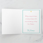 Vroege en heldere kerstkaart kaart (Binnen)