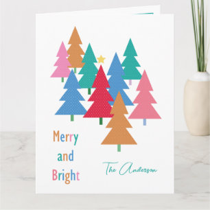 Vroege en heldere kerstkaart kaart