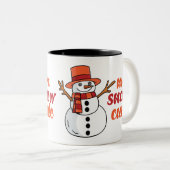 Vroege en heldere kerstMok Tweekleurige Koffiemok (Voorkant rechts)