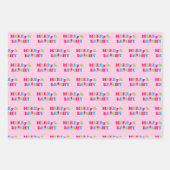 Vroege en heldere Neon pasta-kerst Inpakpapier Vel (Voorkant)