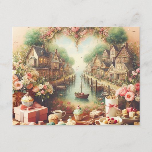 Vroege Herfst Herfst Decor | Seizoensgebonden geze Informatiekaartje (Voorkant)