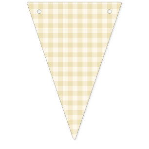 Vroege Herfst Klassieke Gingham   Gouden Tarwe  Vlaggetjes