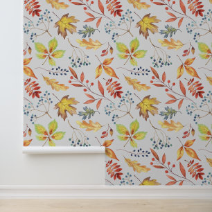 Vroege herfstbladeren & bessen behang