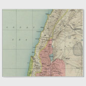 Vroege Kaart van Israël Cadeaupapier (Vlak)