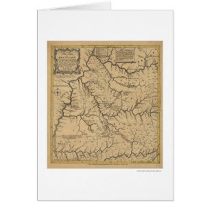 Vroege Kentucky Map - 1784