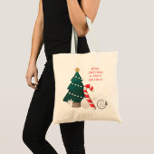 Vroege kerst - de Begroting van de Logo van de Naa Tote Bag (Voorkant (product))
