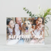 Vroege kerst met Gold Foil Feestdagenkaart (Staand voorkant)