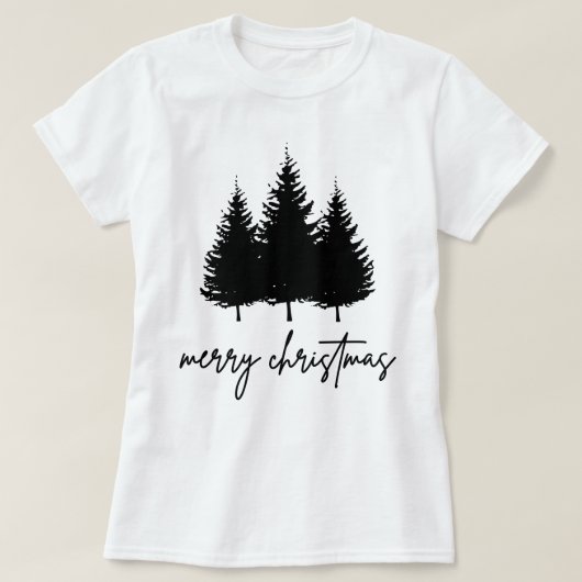 Vroege kerst minimalistische feestdag t-shirt (Design voorkant)