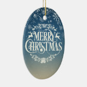 Vroege kerstagedag keramisch ornament (Rechts)