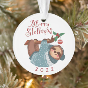 Vroege kerstavond met Slothmas Ornament