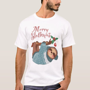 Vroege kerstavond met Slothmas T-shirt