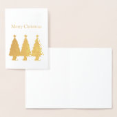 Vroege kerstbomen folie kaarten (Display)