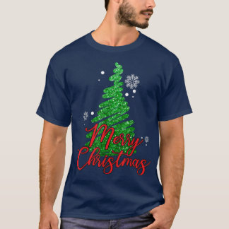 Vroege kerstbomen kerstbomen t-shirt