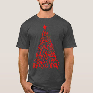 Vroege kerstbomen kerstbomen t-shirt