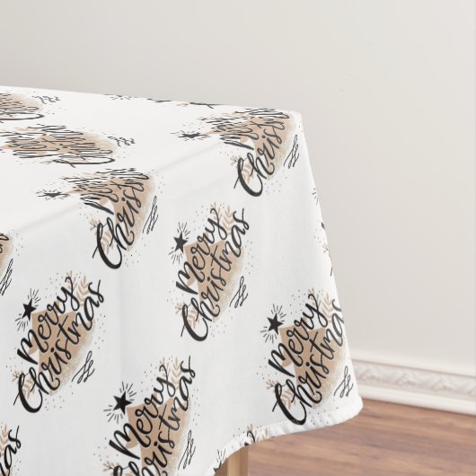 Vroege kerstbomen tafelkleed (Voorbeeld)