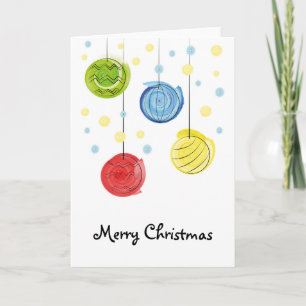 Vroege kerstcadeaukaart feestdagen kaart