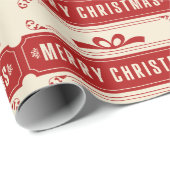 Vroege kerstfeestdag cadeaupapier (Rol Hoek)