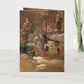 Vroege kerstfeestdag feestdagen kaart (Achterkant)