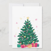 Vroege kerstfeestdag feestdagenkaart (Achterkant)