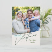 Vroege kerstfeestdag kaart (Staand voorkant)