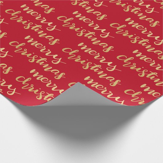 Vroege kerstfeestdag met oud script cadeaupapier (Hoek)