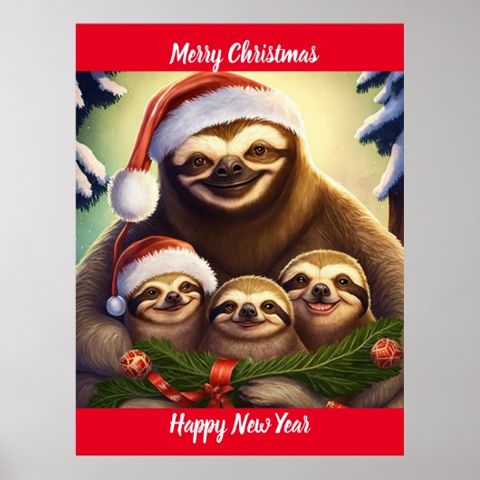 Vroege kerstfeestjes poster (Voorkant)