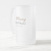 Vroege kerstfeestjes Silver en Gold Glitter - Aang Matglas Bierpul (Voorkant links)