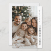 Vroege kerstfoto op maat kaart (Voorkant)