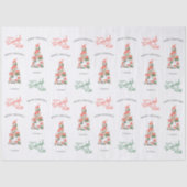 Vroege kerstgnomen, prachtige tijd jaar tissuepapier (Voorkant)