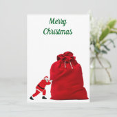 Vroege kerstkaart (Staand voorkant)