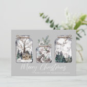 Vroege kerstkaart (Staand voorkant)