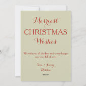 Vroege kerstkaart (Achterkant)