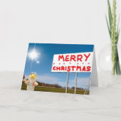 Vroege kerstkaart aankondiging (Voorkant)