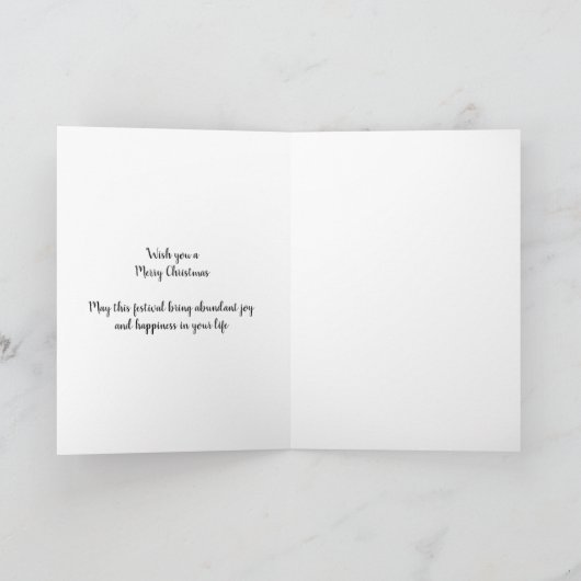 Vroege kerstkaart feestdagen kaart (Binnen)